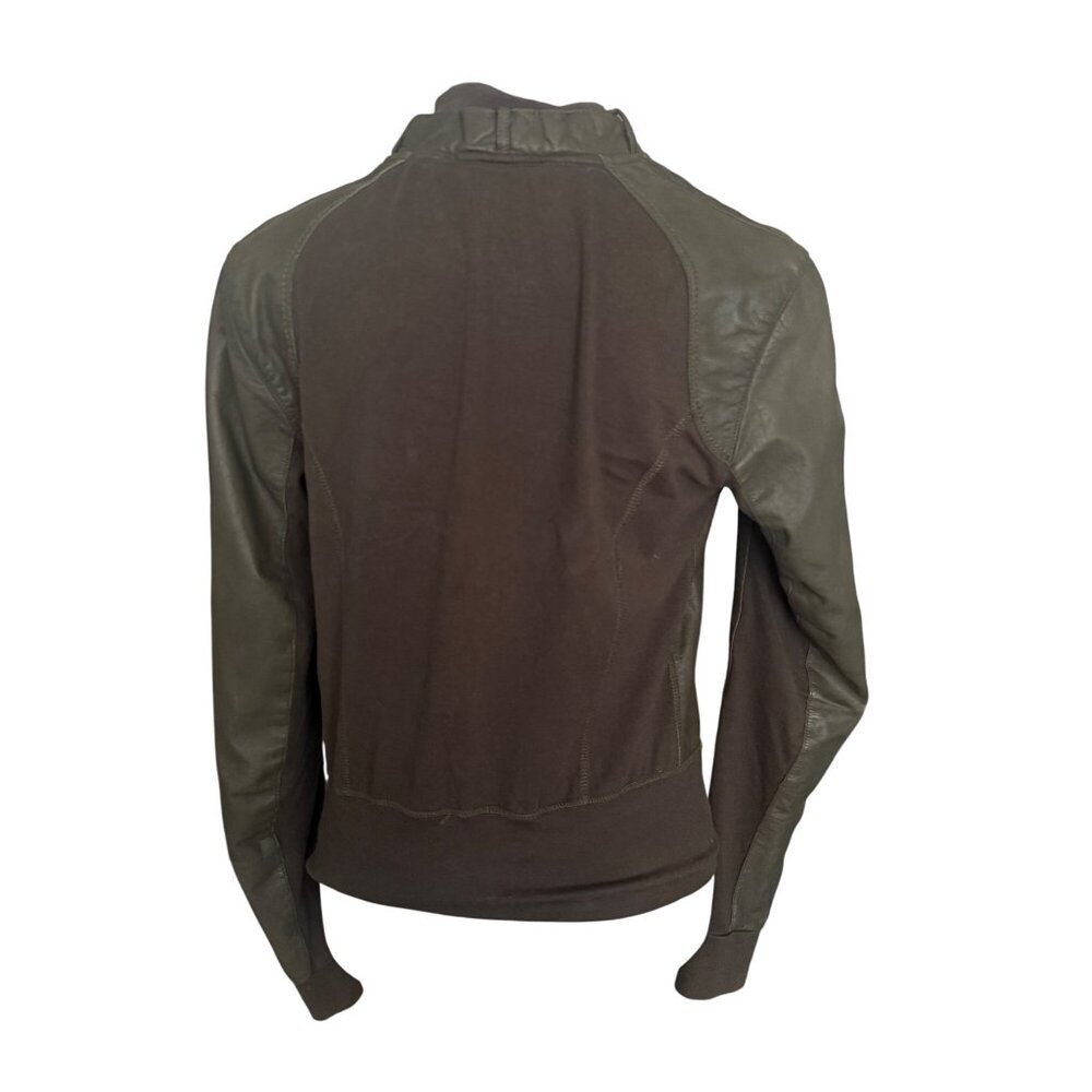 Brogden Womens Leather Jacket L Brown - Picture 4 of 6